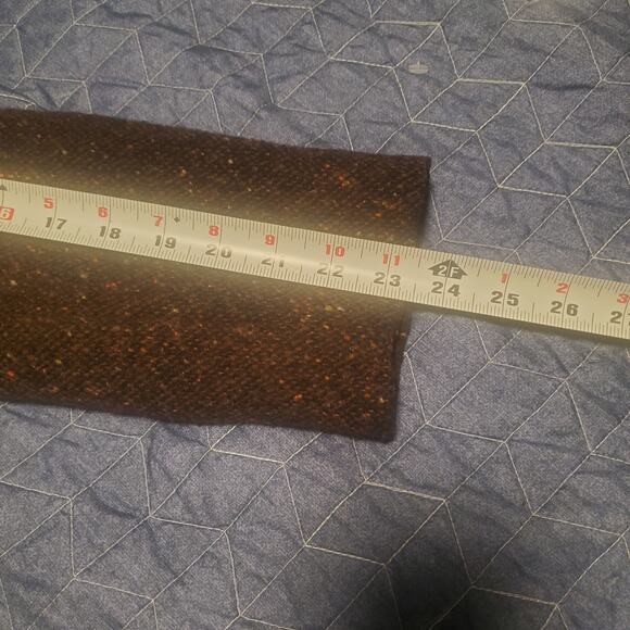 Jones New York Sport Size 6 Brown Speckled Tweed Wool Blend Pea Coat - Picture 12 of 12